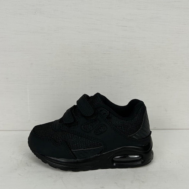 Kids leuke air sneakers all black (maat 24 t/m maat 29)