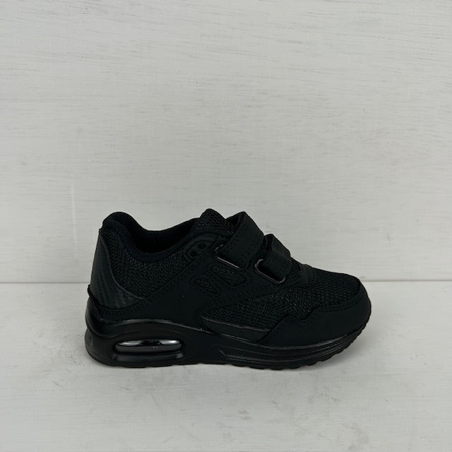 Kids leuke air sneakers all black (maat 24 t/m maat 29)