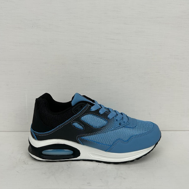 Kids gave air sneakers lichtblauw zwart