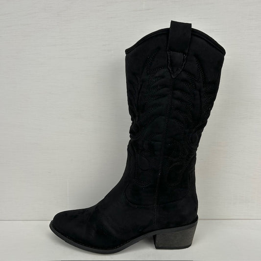 Cowboylaarzen met gaaf design zwart