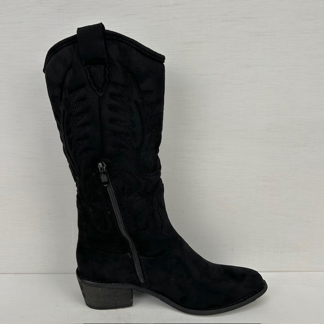 Cowboylaarzen met gaaf design zwart