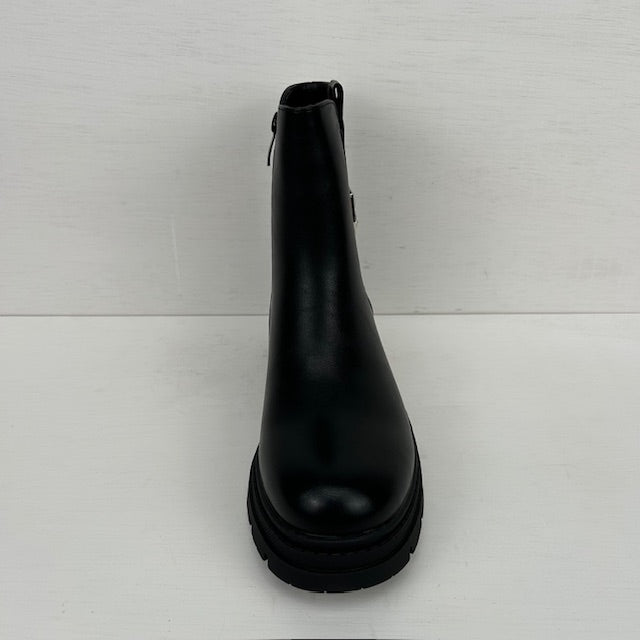 Boots met zilver detail zwart