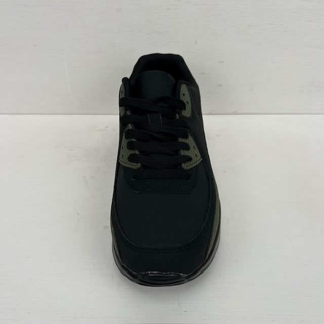 Air sneakers zwart groen (verkrijgbaar van maat 36 t/m maat 45)