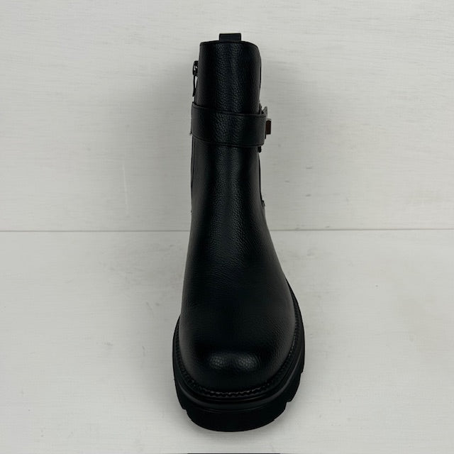 Stoere boots met leuk bandje zwart