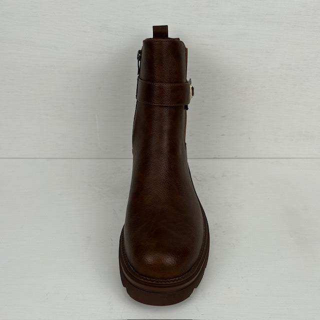 Stoere boots met leuk bandje bruin