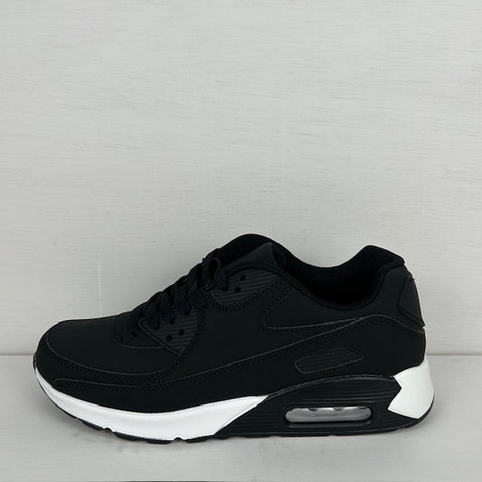 Leuke air sneakers zwart wit (verkrijgbaar van maat 40 t/m maat 46)