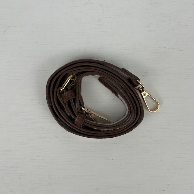 Tote bag met koeienprint bruin