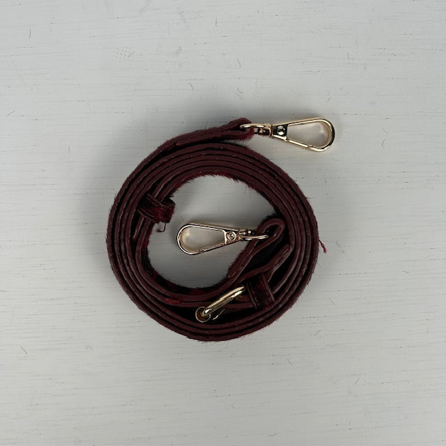 Tote bag met panterprint rood