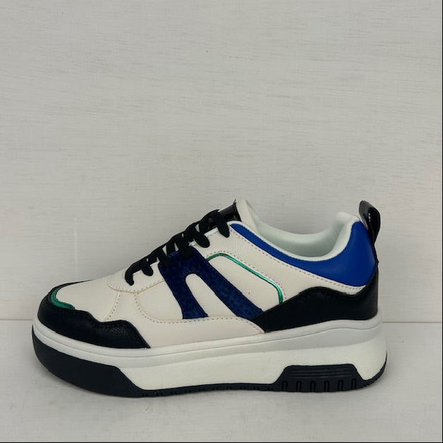 POSH by Poelman sneakers black/off white/cobalt