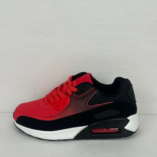 Air sneaker zwart rood (verkrijgbaar van maat 36 t/m 45)