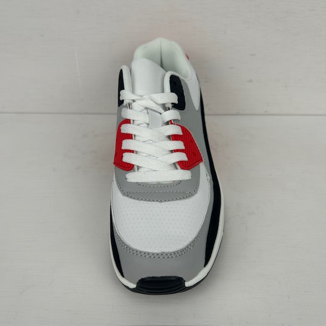 Air sneaker rood wit (verkrijgbaar van maat 36 t/m 45)