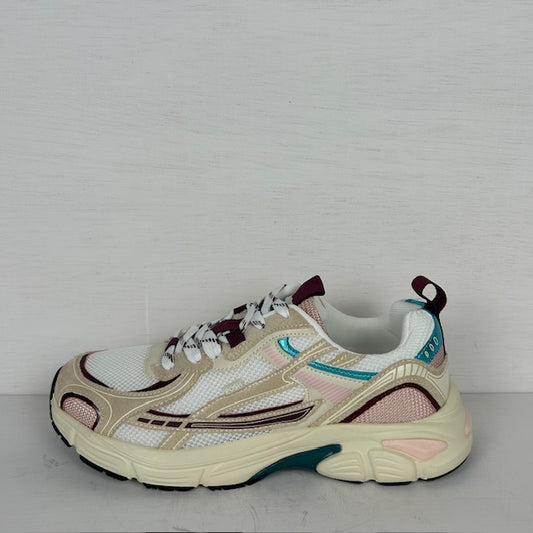 Posh by Poelman trendy sneakers bordeaux with combination