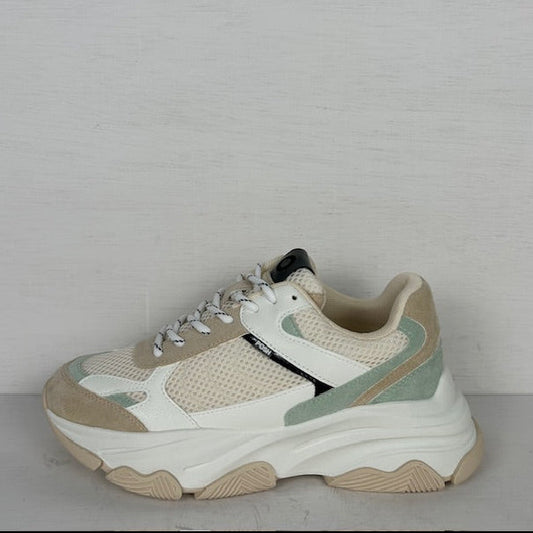 Posh by Poelman gigi sneakers white with green combination