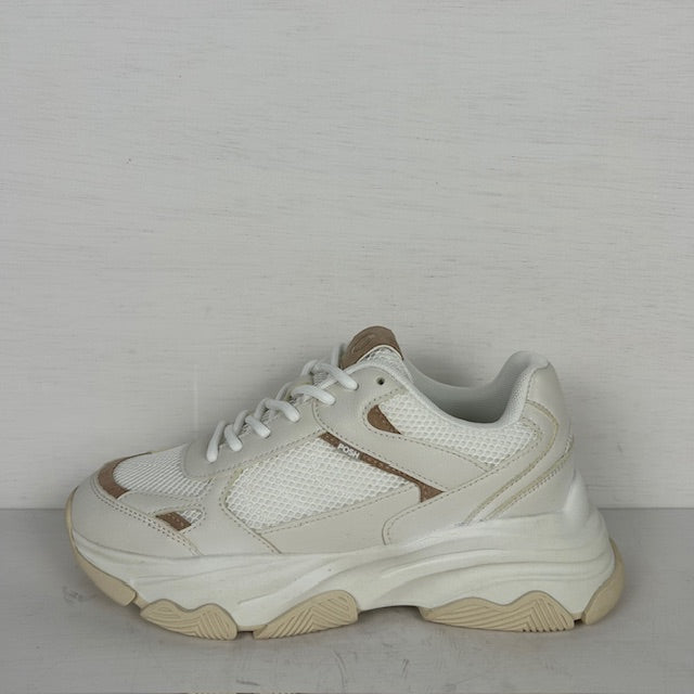 Posh by Poelman gigi sneakers white with beige combination