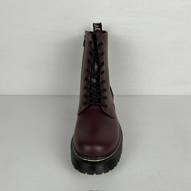Veterboots met stoere zool wine