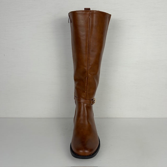 Laarzen met elastiek en leuk gespje camel