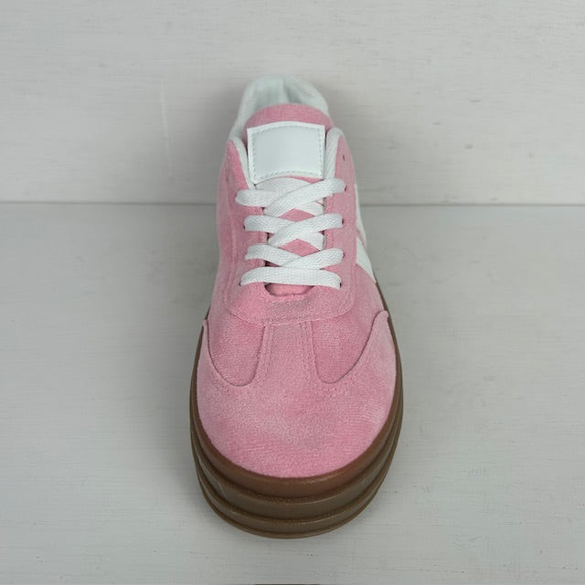 Trendy retro sneakers roze