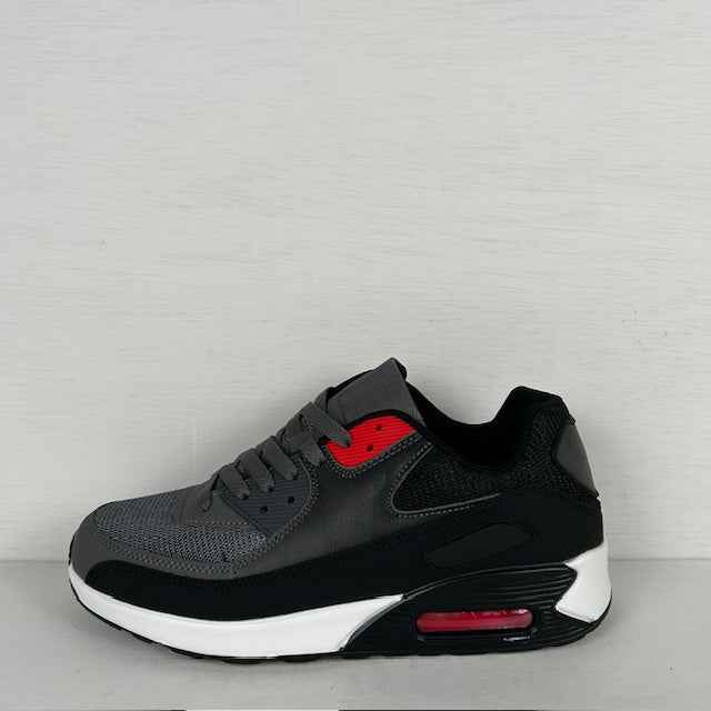 Air sneaker donkergrijs zwart