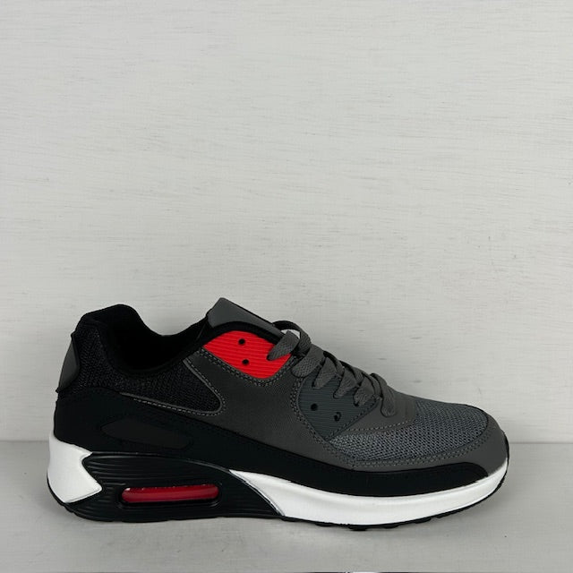 Air sneaker donkergrijs zwart