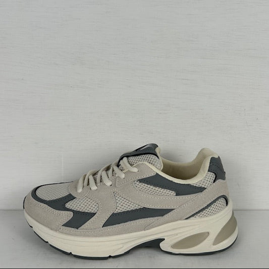 Gave sneakers met sportieve look grijs