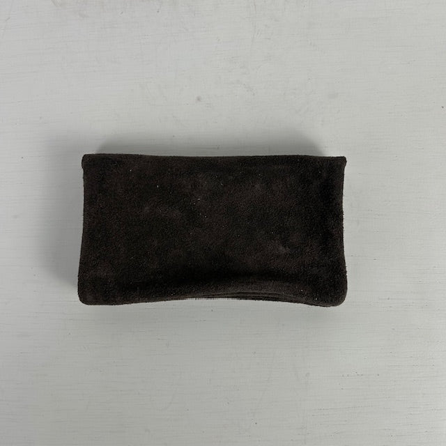 Real leather portemonnee donkerbruin