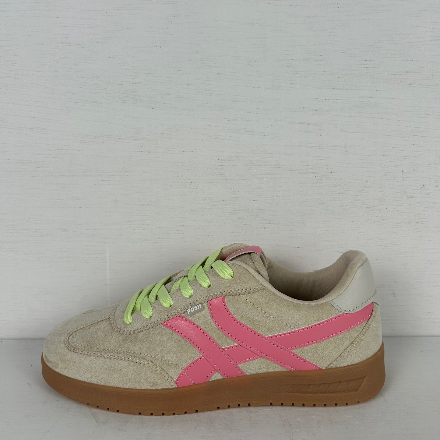 Posh by Poelman retro sneakers beige