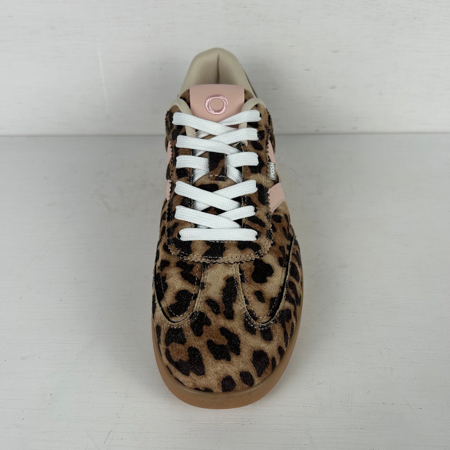 Posh by Poelman retro sneakers brown animalprint