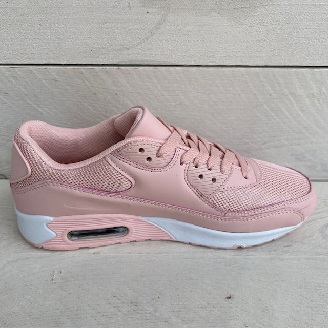 Air sneaker roze wit