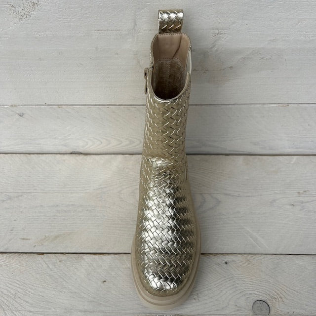 Trendy boots goud