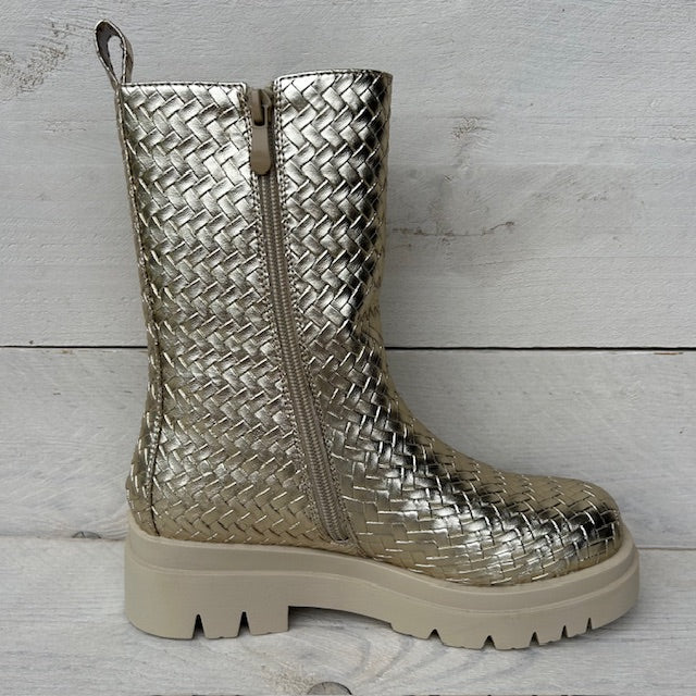 Trendy boots goud