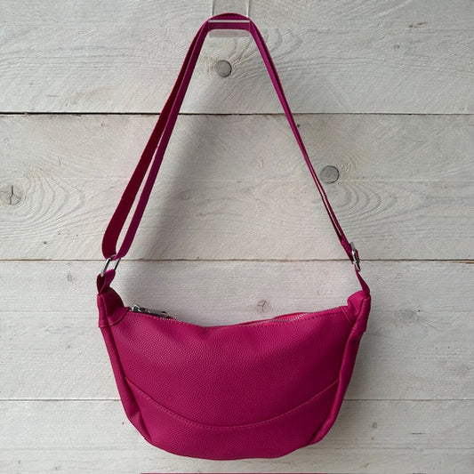 Crossbody tasje fuchsia