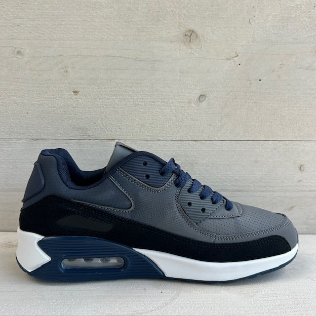 Air sneaker grijs blauw (verkrijgbaar van maat 40 t/m 45)