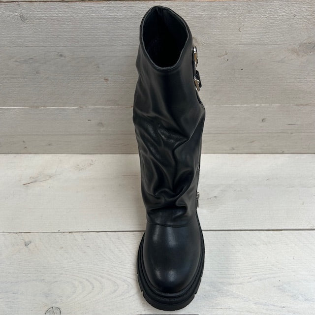 Stoere boots met flap