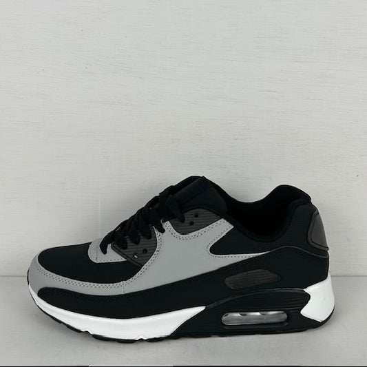 Air sneakers zwart grijs wit