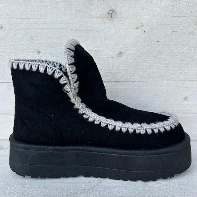 Comfortabele boots zwart