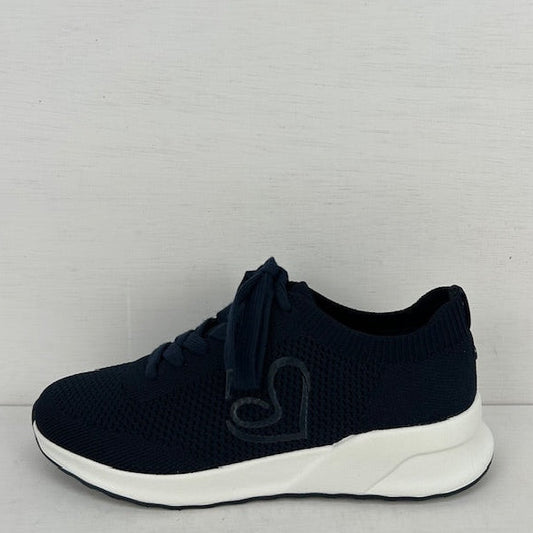 La Strada sneakers 2501311 dk blue knitted