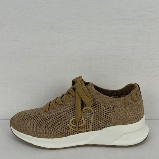 La Strada sneakers 2501311 gold/ silver knitted