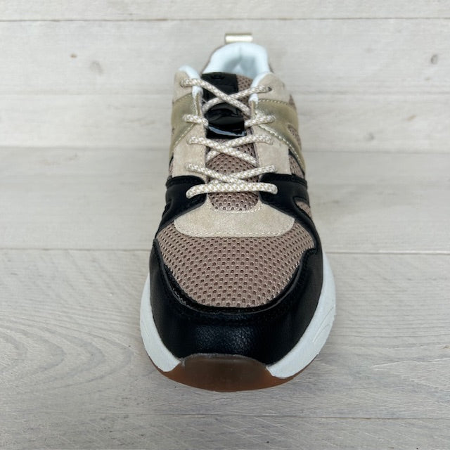 POSH by Poelman sneakers black beige