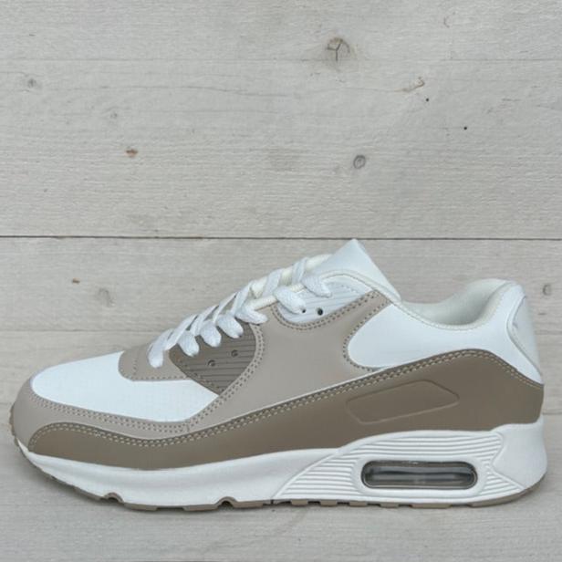 Air sneaker wit beige (verkrijgbaar van maat 40 t/m 45)