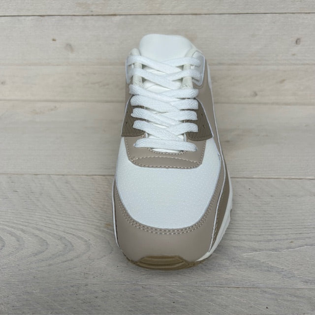 Air sneaker wit beige (verkrijgbaar van maat 40 t/m 45)