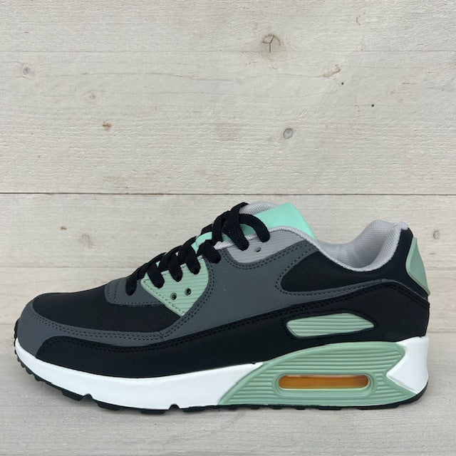 Air sneaker mint zwart (verkrijgbaar van maat 40 t/m 45)