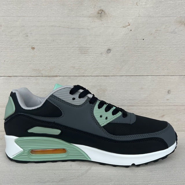 Air sneaker mint zwart (verkrijgbaar van maat 40 t/m 45)