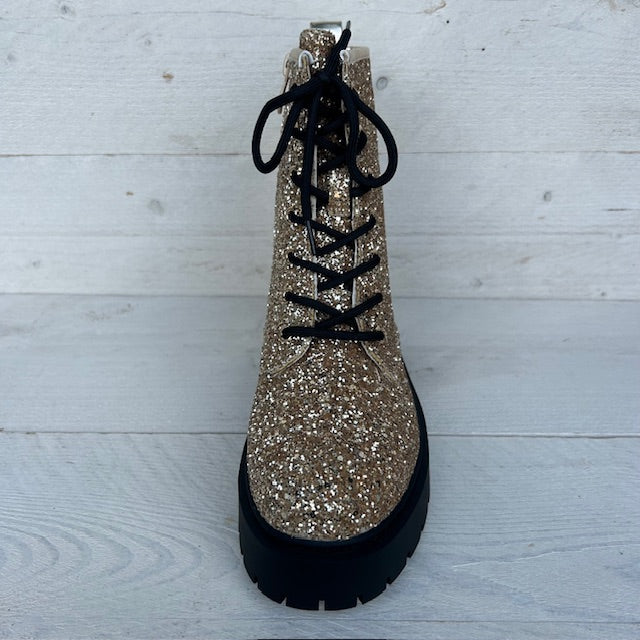 glitterboots goud