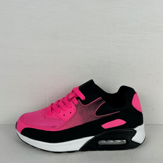 Leuke air sneakers fuchsia