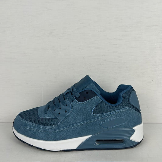 Leuke air sneakers blauw (verkrijgbaar van maat 36 t/m maat 45)
