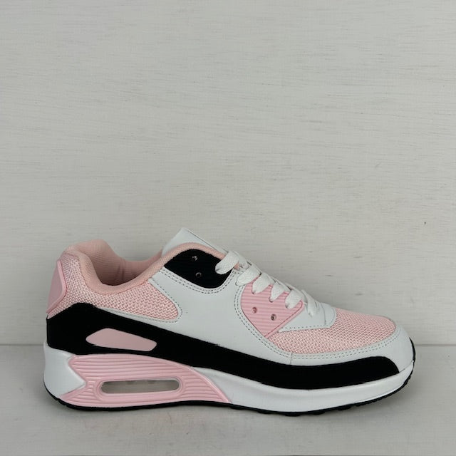 Leuke air sneakers roze wit
