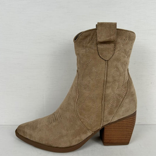 Cowboylaarsje suèdine khaki