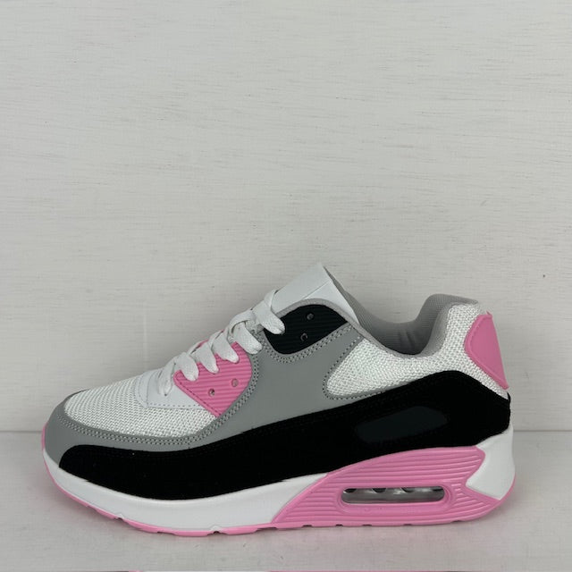 Gave nieuwe air sneakers wit grijs roze