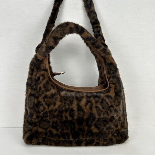 Teddy schoudertas panter bruin