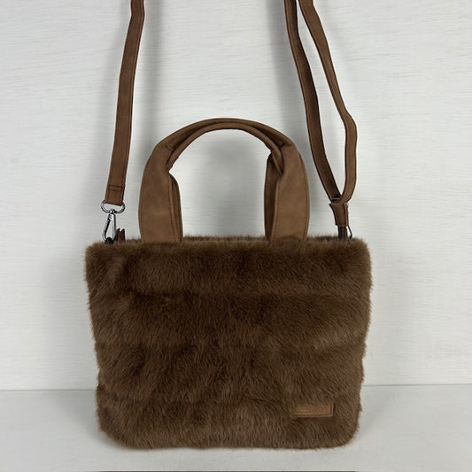 Furry mini shopper bruin